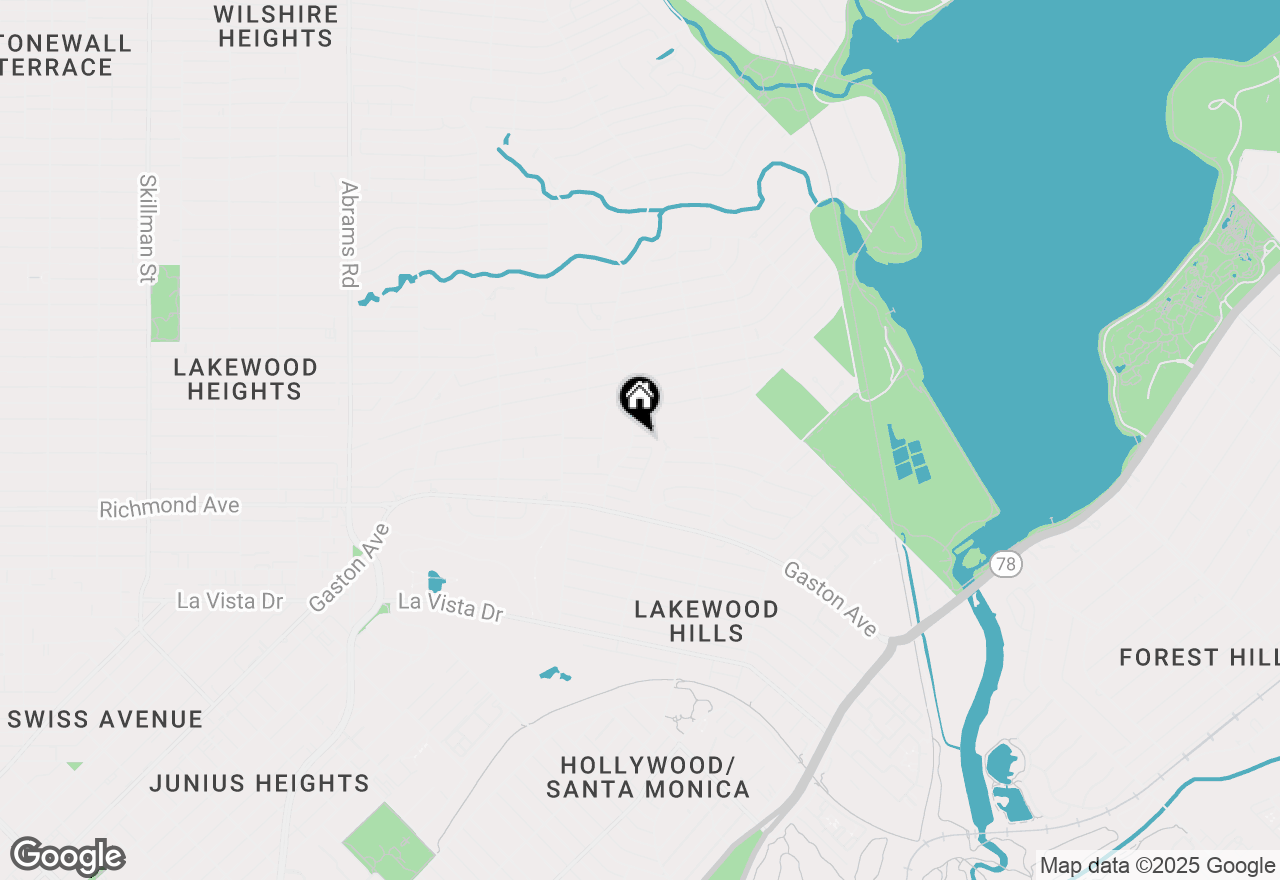 Map of 6879 Avalon Avenue, Dallas, TX 75214