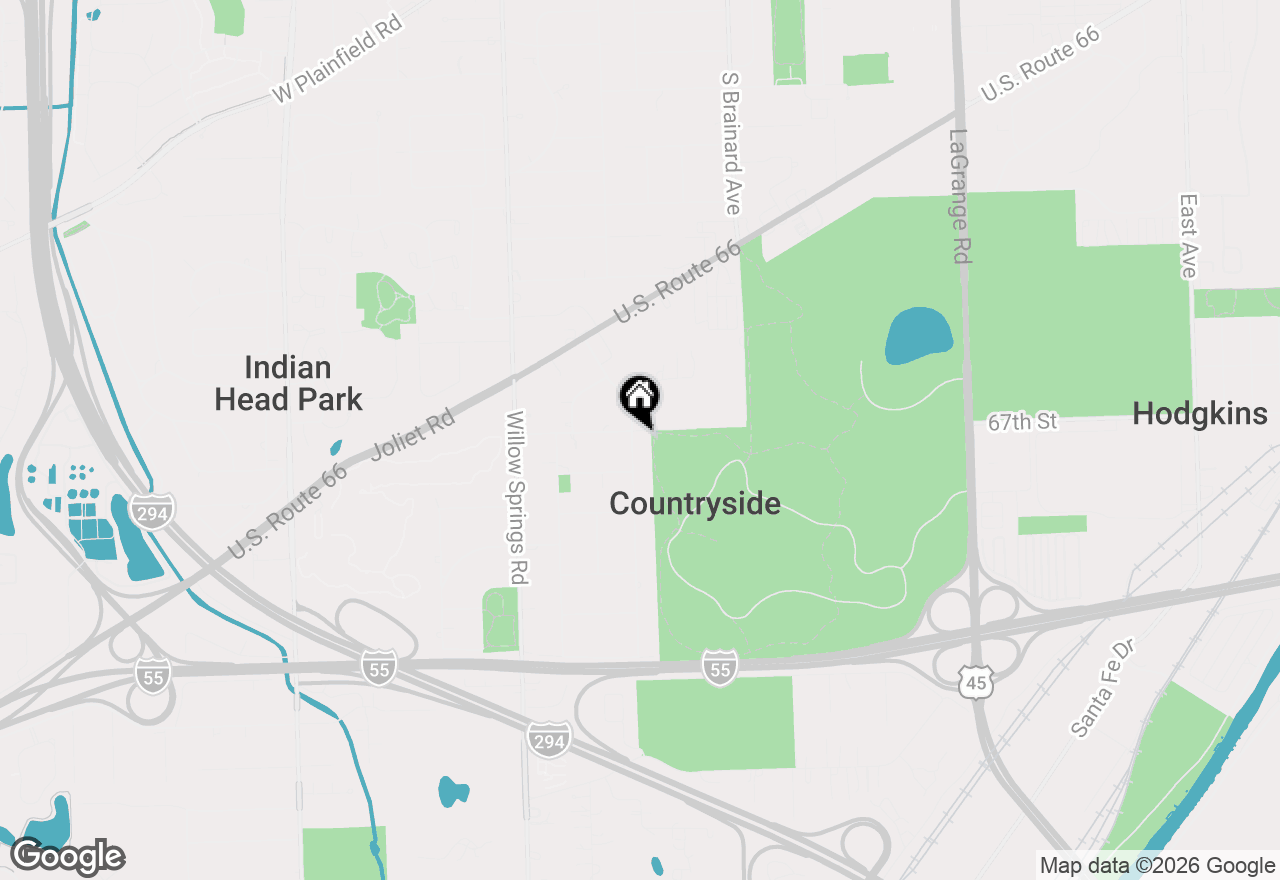 Map of 6701 Sunset Avenue, Countryside, IL 60525