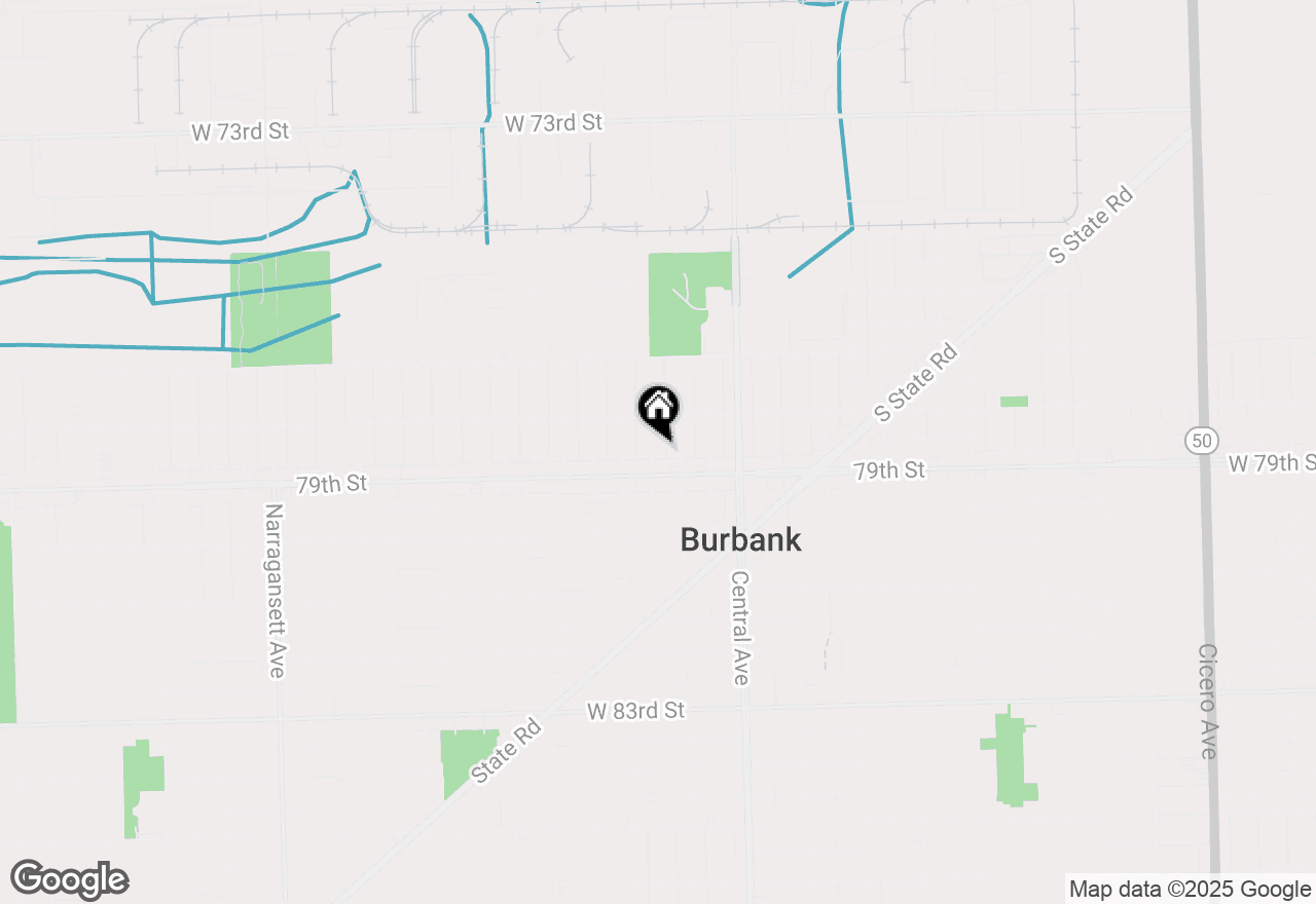 Map of (Address confidential), Burbank, Illinois 60459
