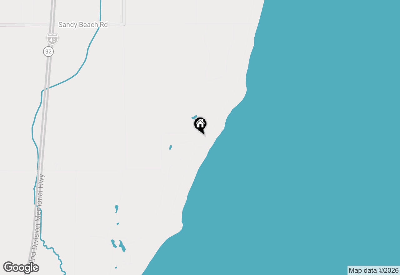 Map of 4992 Lake Bluff Rd, Port Washington, WI 53074