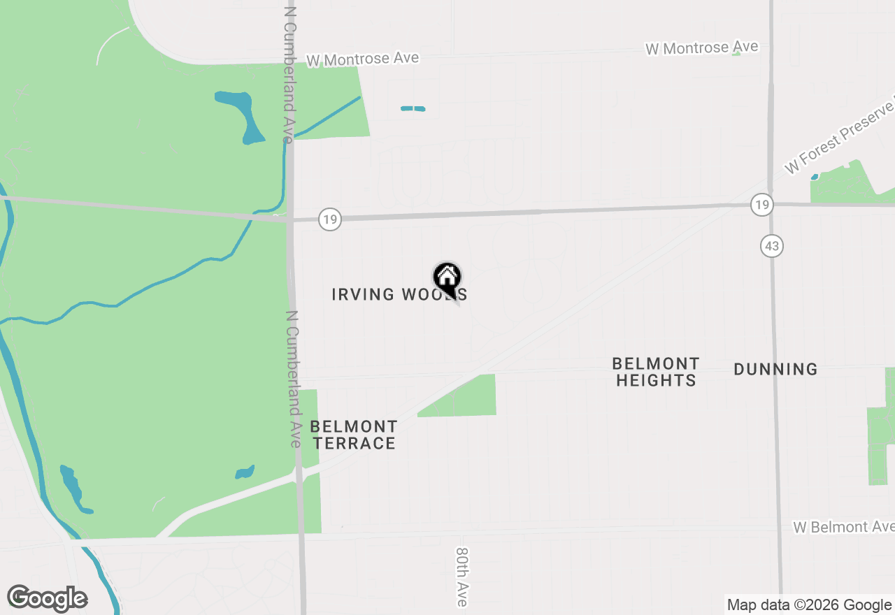 Map of 3740 N Pacific Avenue, Chicago, IL 60634