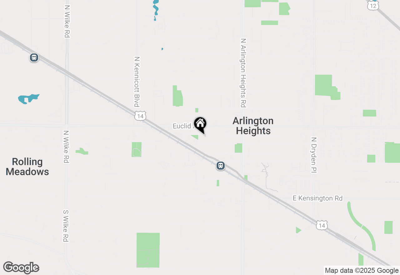 Map of 215 W Fremont Street, Arlington Heights, IL 60004