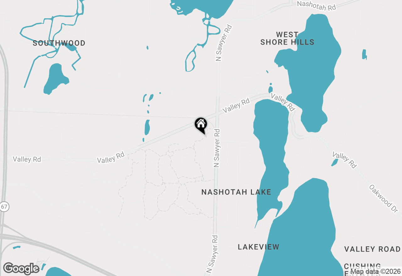 Map of 35105 Castle Rock Dr, Oconomowoc, WI 53066