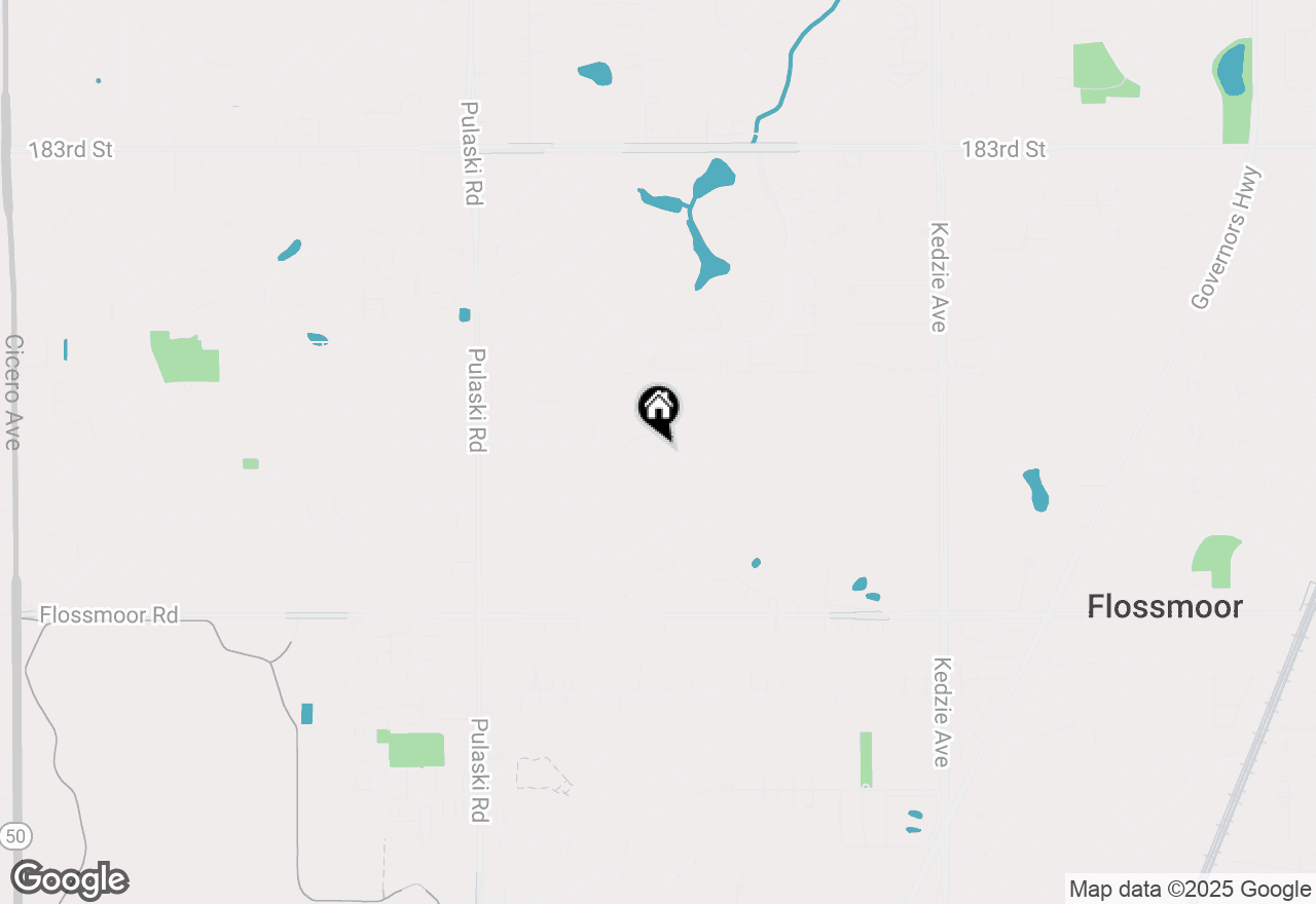 Map of 3641 W Beech Street, Flossmoor, IL 60422