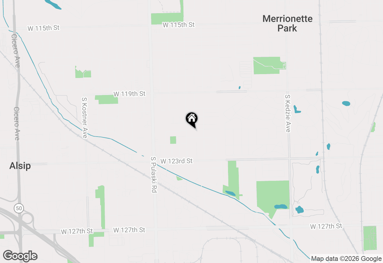 Map of 3735 W 121st Street, Alsip, IL 60803