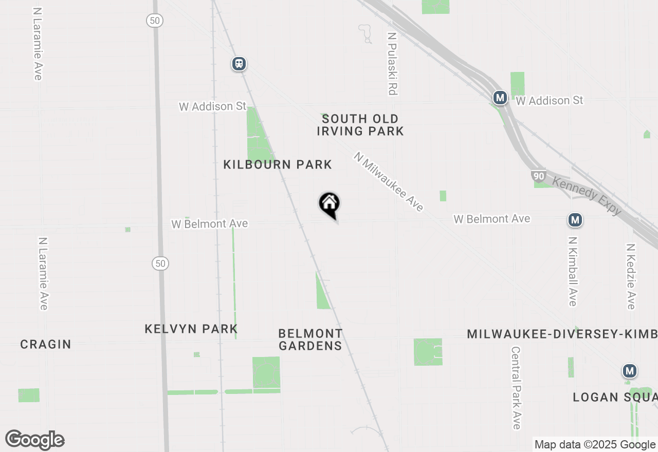 Map of 4181 W Belmont Avenue #101, Chicago, IL 60641