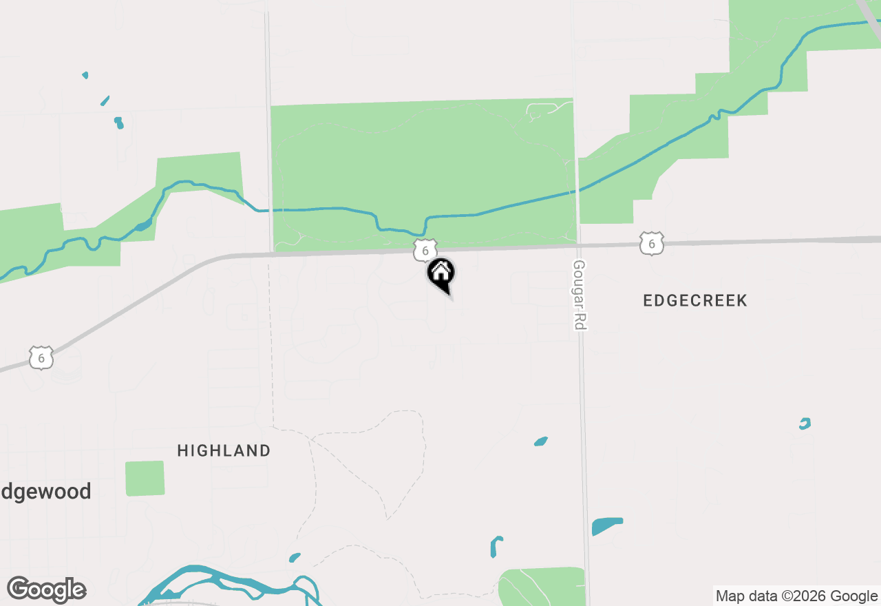 Map of 1013 Mountain View Drive, Joliet, IL 60432