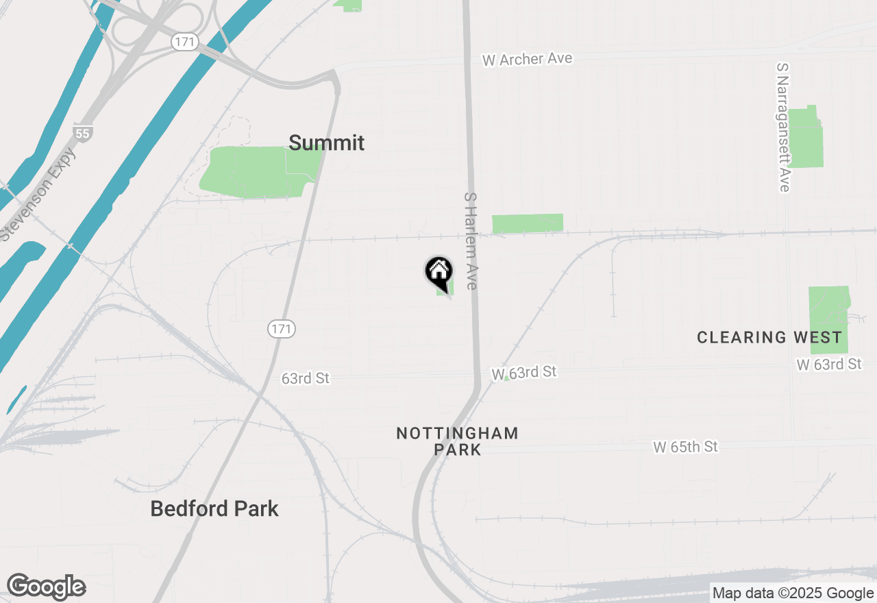 Map of 7243 W 61st Street, Summit, IL 60501