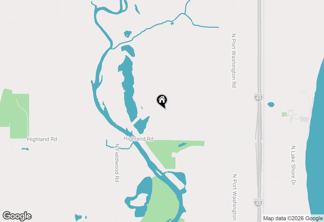 Map of 13002 N Phillip Dr, Mequon, WI 53097