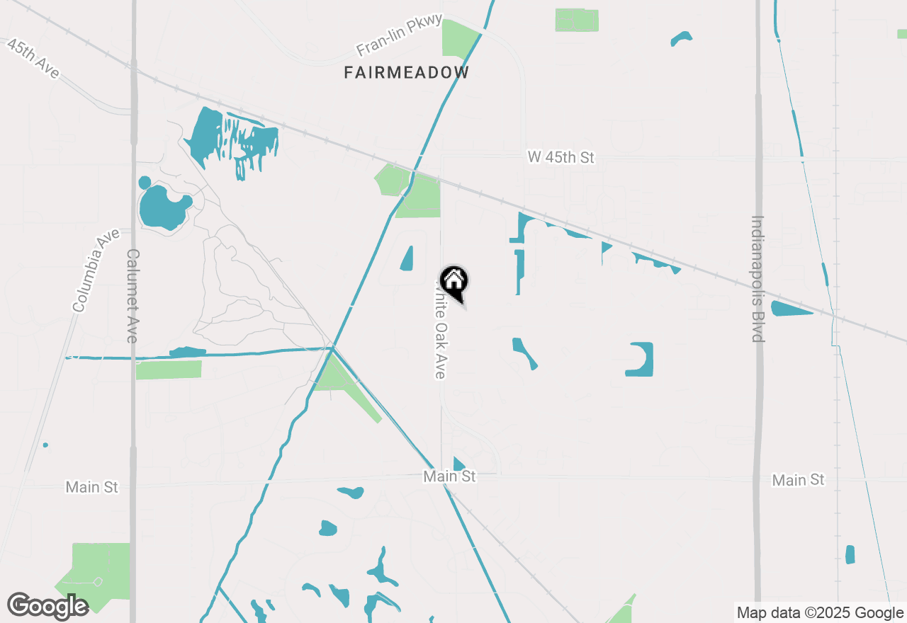 Map of 1614 Poplar Lane, Munster, IN 46321