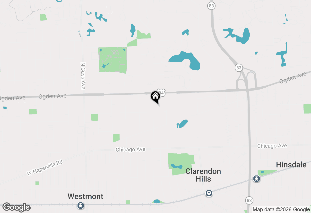 Map of 271 Woodstock Avenue, Clarendon Hills, IL 60514