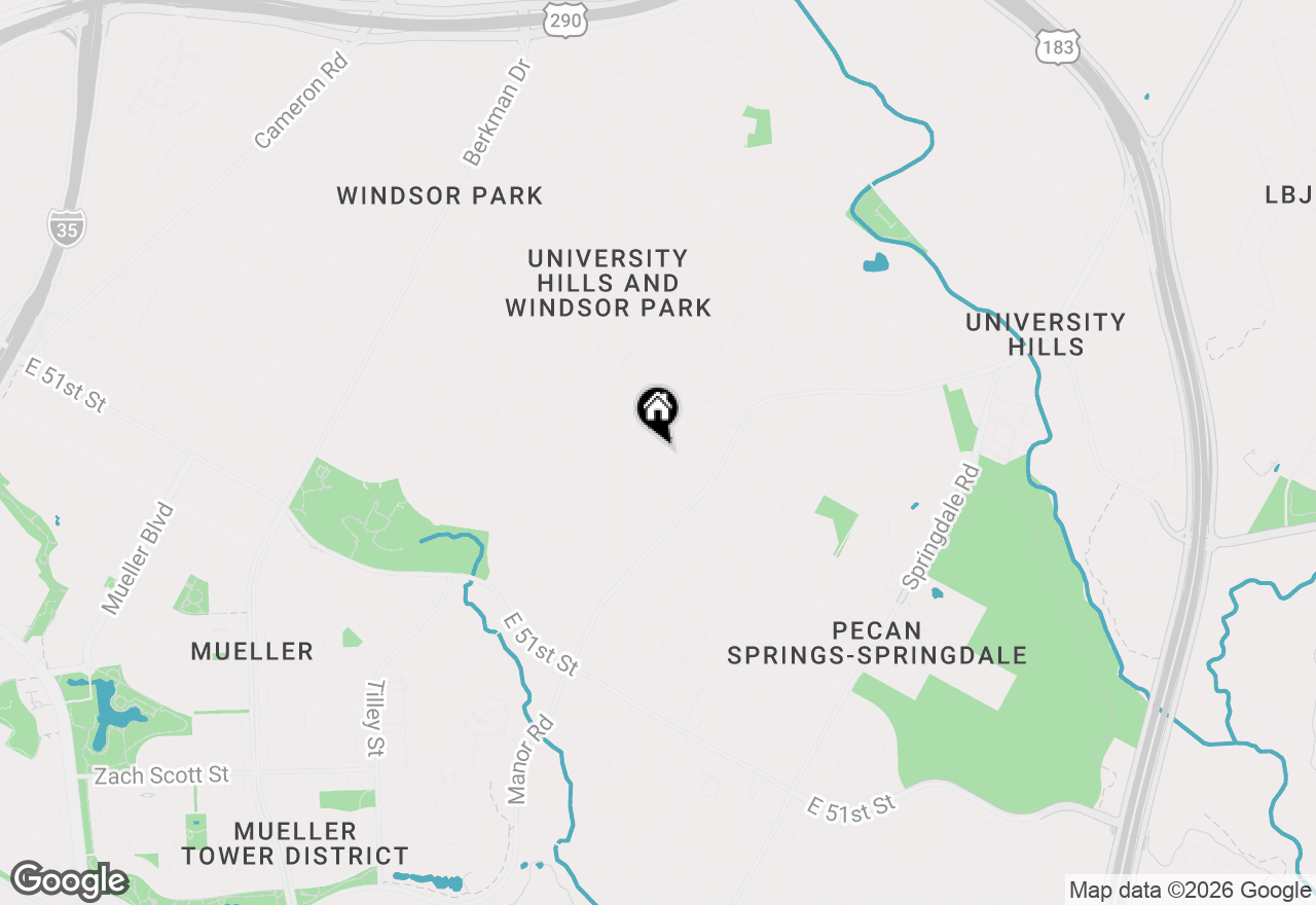 Map of 2600 Rogge Ln, Austin, TX 78723