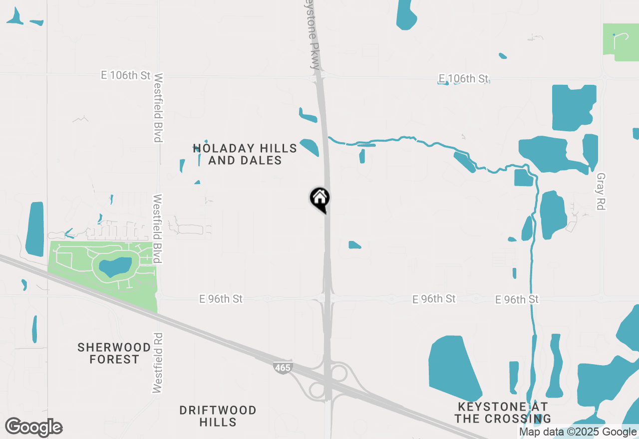 Map of 9860 Sunnymeade Lane, Carmel, IN 46280