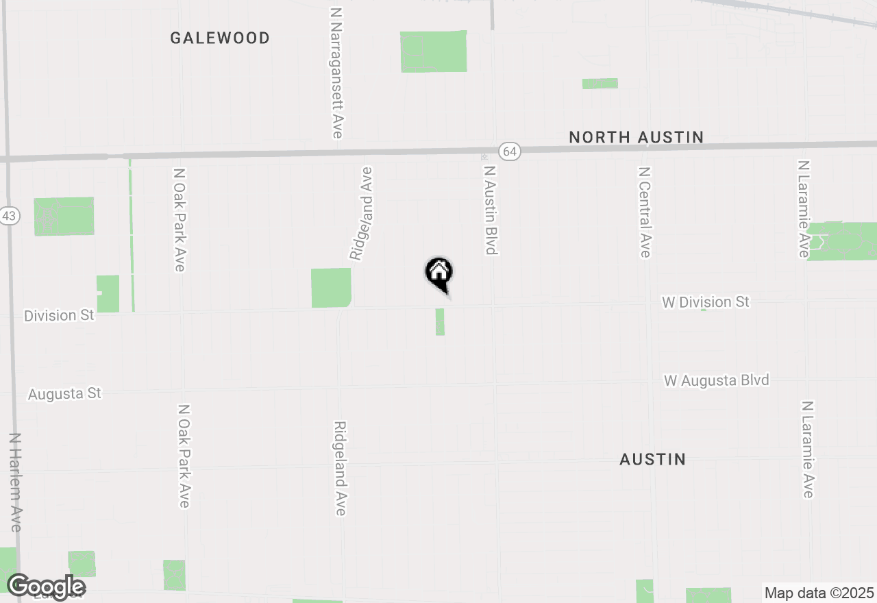 Map of 904 Hayes Avenue, Oak Park, IL 60302