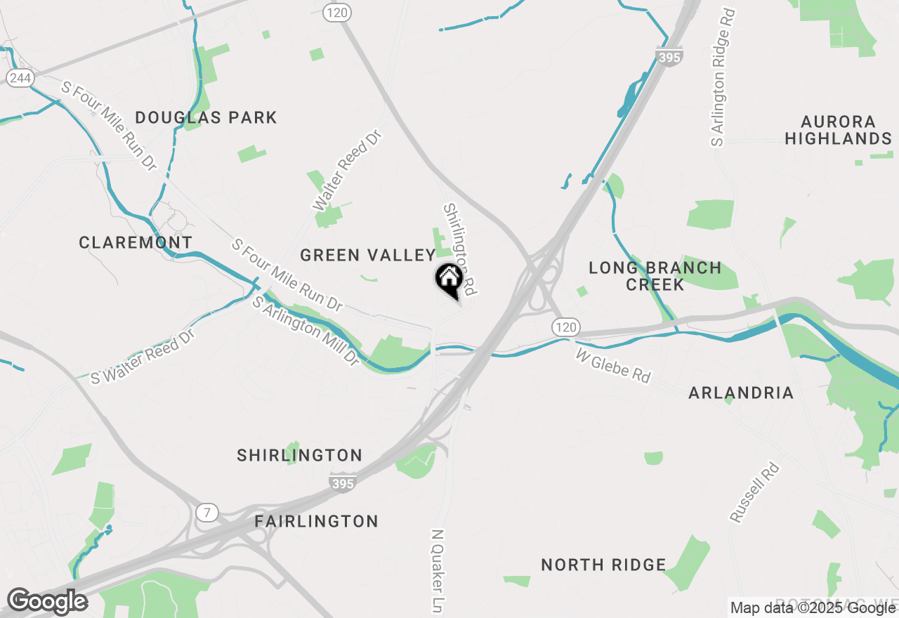 Map of 3307 Kemper Road, Arlington, VA 22206