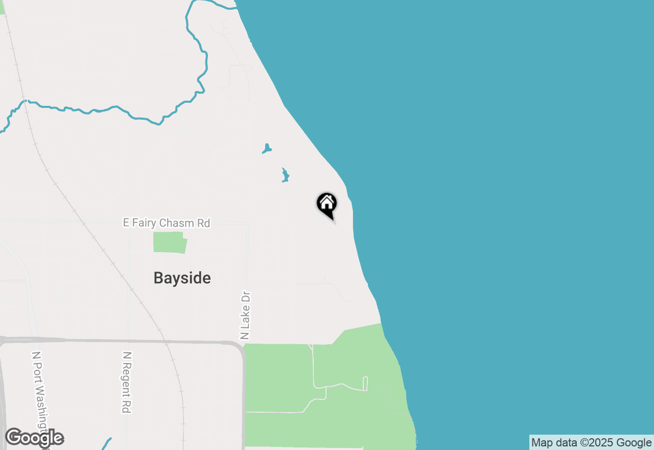 Map of 1476 E Bay Point Rd, Bayside, WI 53217