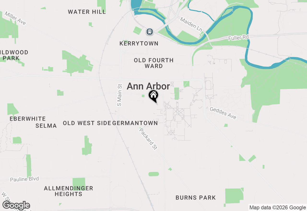 Map of 555 E William Street #7G, Ann Arbor, MI 48104