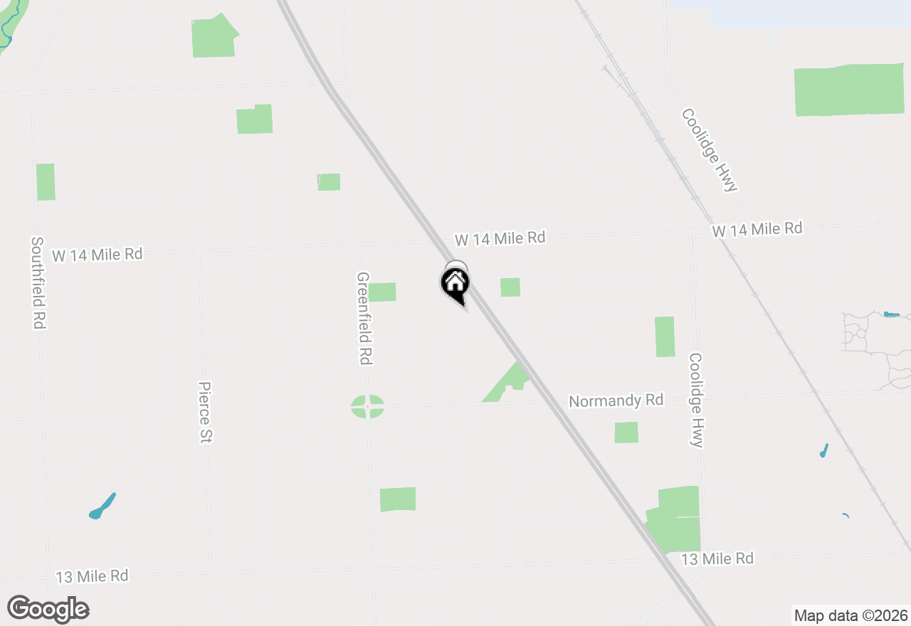Map of 4240 Sheridan Drive, Royal Oak, MI 48073