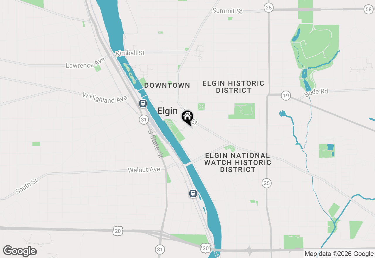 Map of 152 Dawson Drive #19, Elgin, IL 60120
