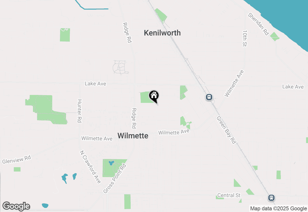 Map of 1706 Washington Avenue, Wilmette, IL 60091