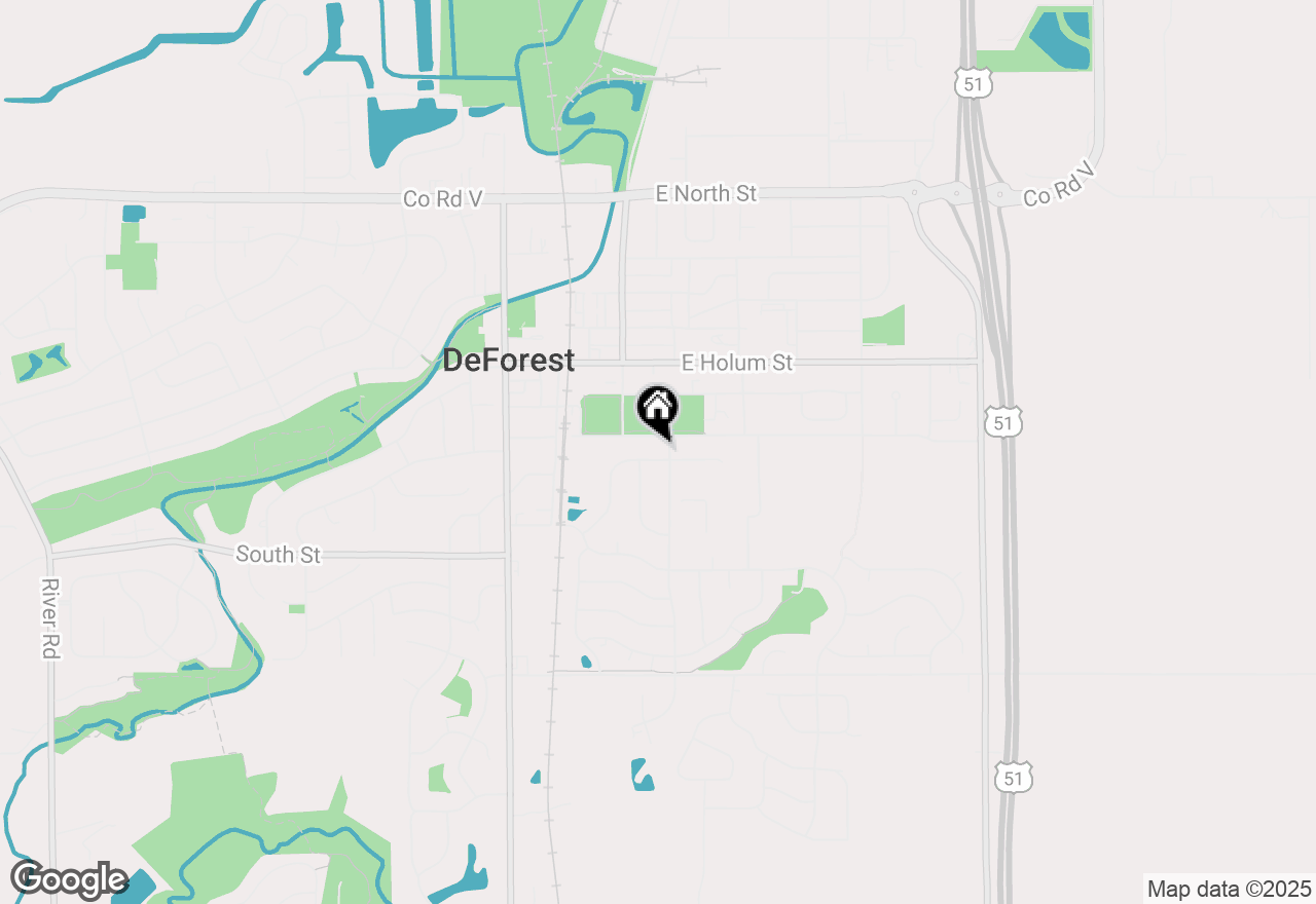 Map of 464 Dahl Drive, Deforest, WI 53532