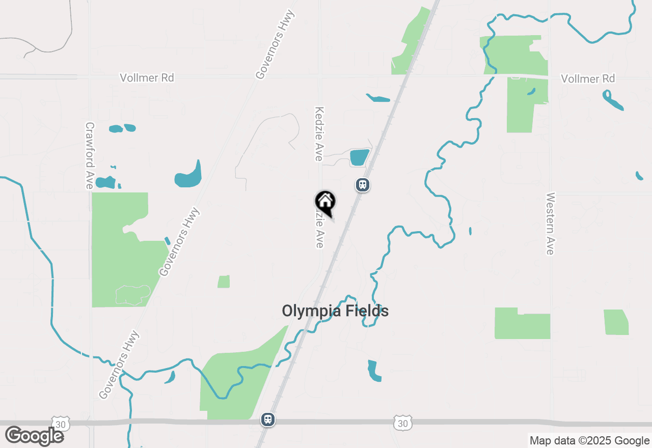 Map of 20403 Kedzie Avenue, Olympia Fields, IL 60461