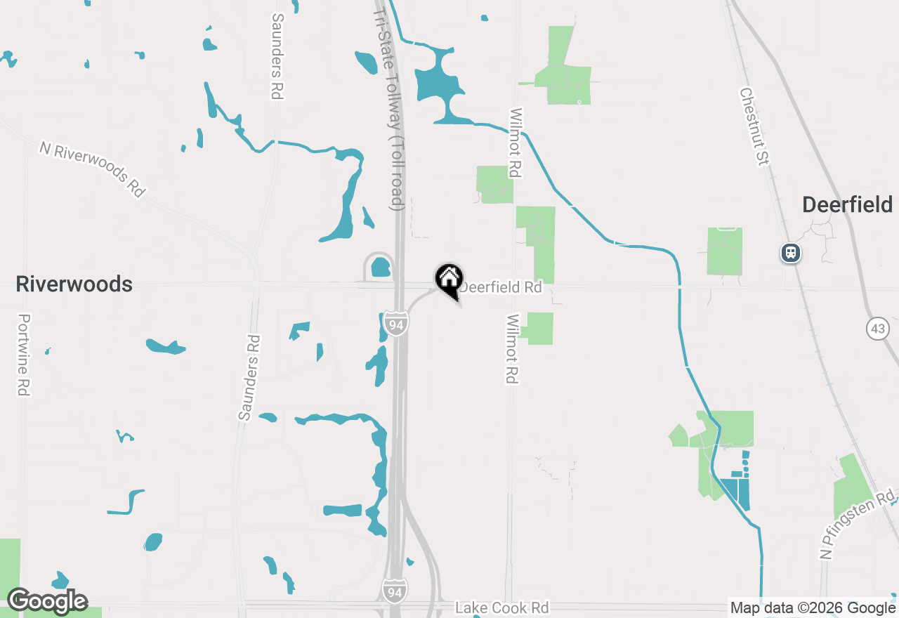 Map of 745 Constance Lane, Deerfield, IL 60015