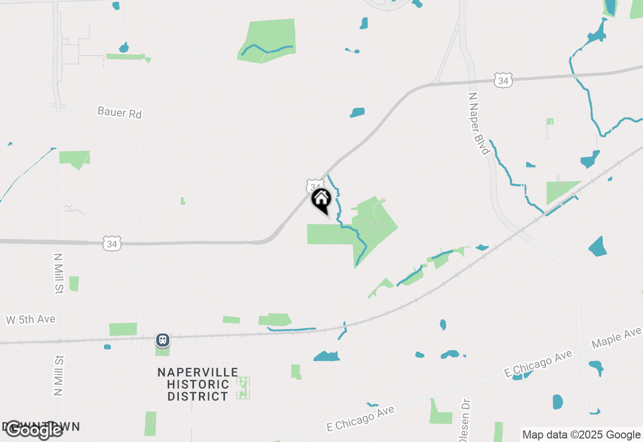 Map of 5S416 Vest Avenue, Naperville, IL 60563