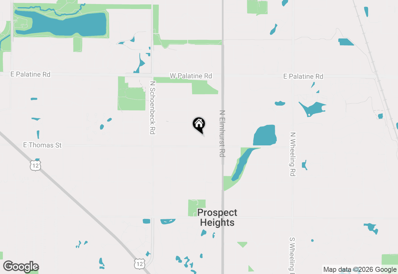 Map of 103 South Parkway, Prospect Heights, IL 60070