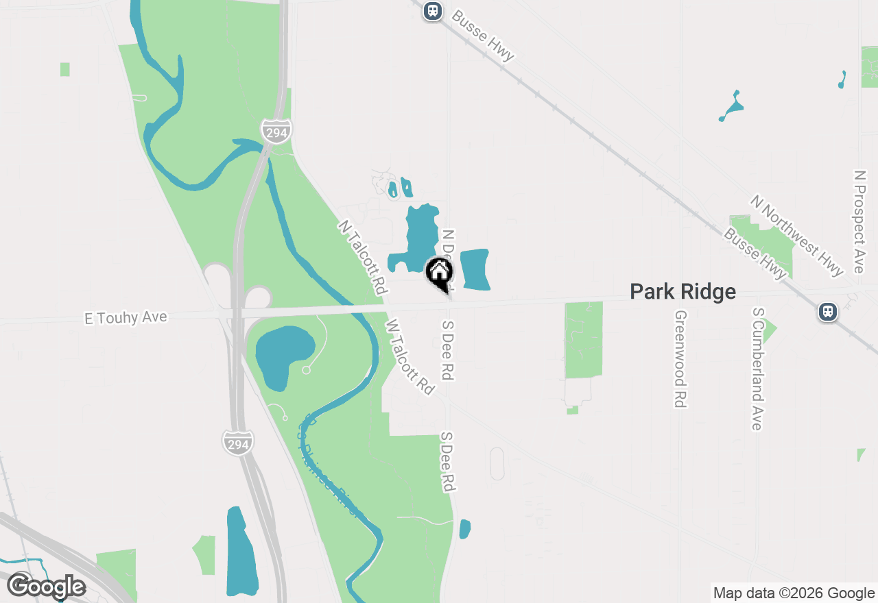 Map of 2 N Dee Road #203, Park Ridge, IL 60068