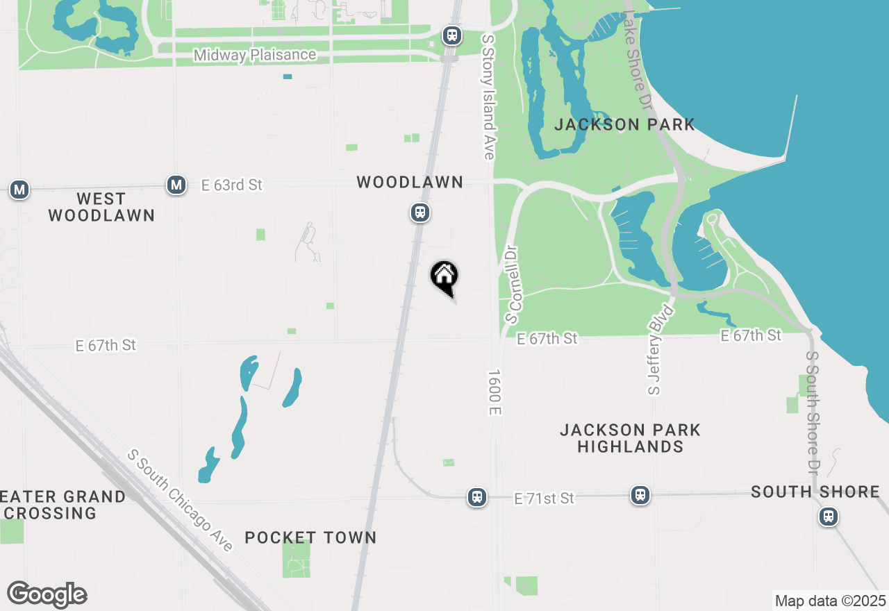 Map of 1457 E Marquette Road, Chicago, IL 60637