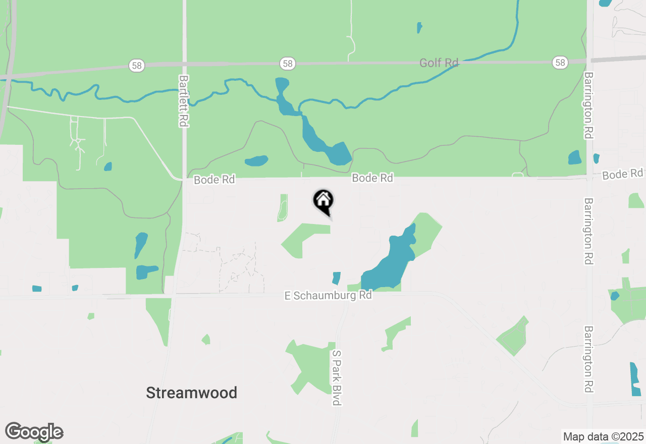 Map of 103 Abbeywood Circle, Streamwood, IL 60107