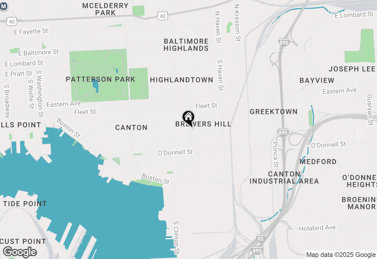 Map of 820 S Conkling Street, Baltimore, MD 21224