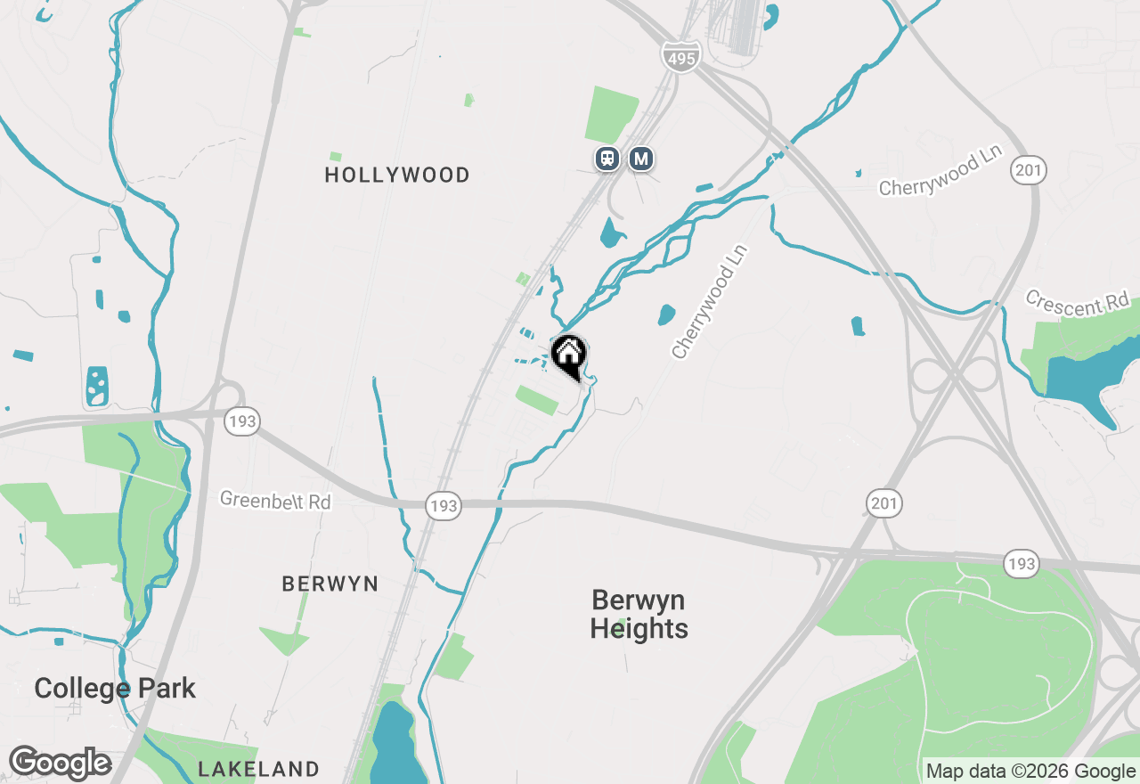 Map of 5411 Stream Bank Lane, Greenbelt, MD 20770