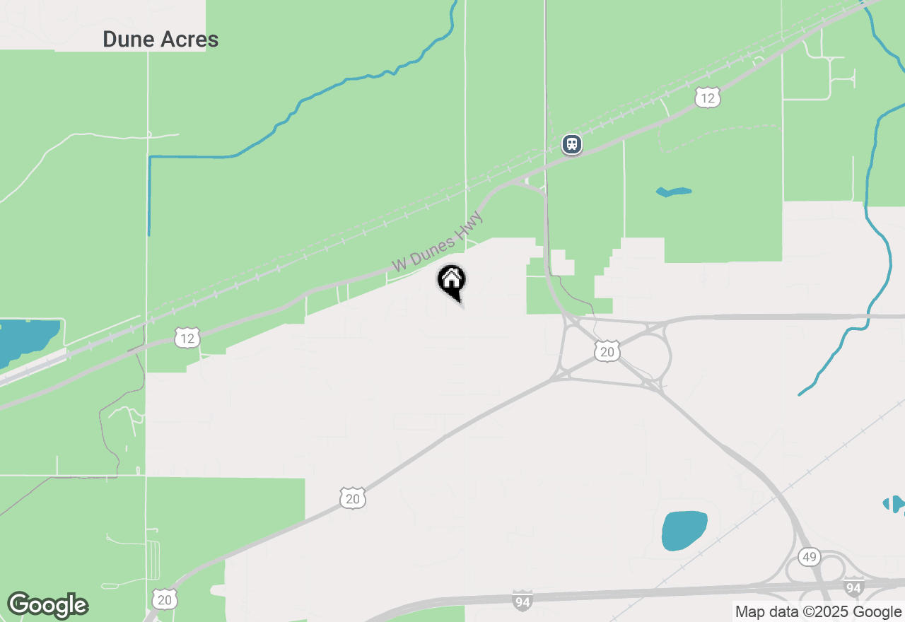 Map of 1503 Ash Street, Chesterton, IN 46304