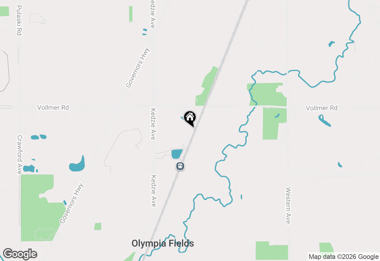 Map of 2904 Delphi Court, Olympia Fields, IL 60461