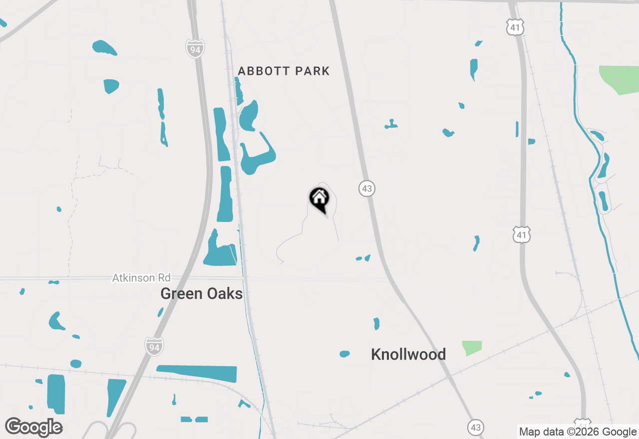 Map of 108 Hampton Boulevard, Lake Bluff, IL 60044