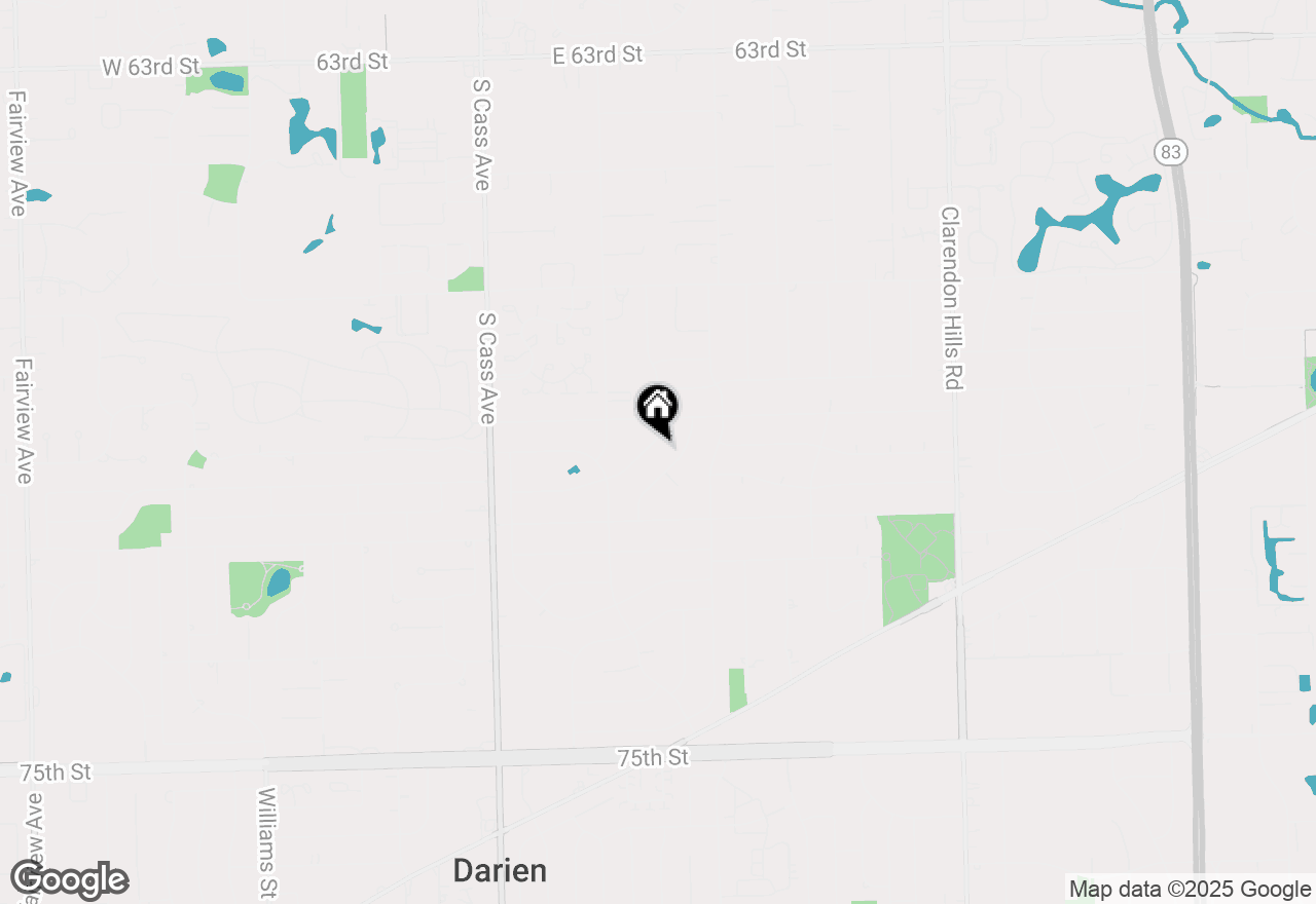 Map of 917 Ironwood Avenue, Darien, IL 60561