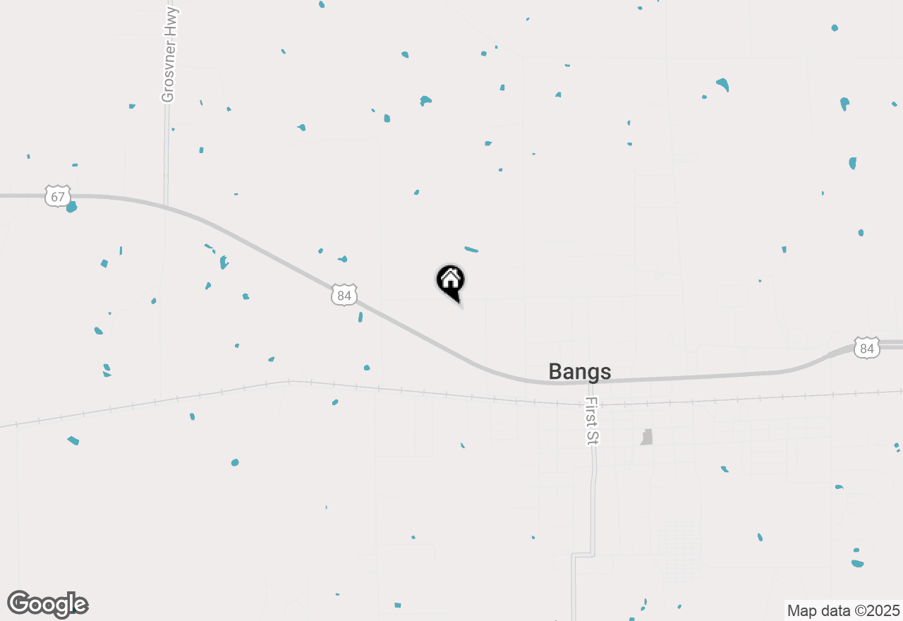 Map of 702 Starkey Street, Bangs, TX 76823