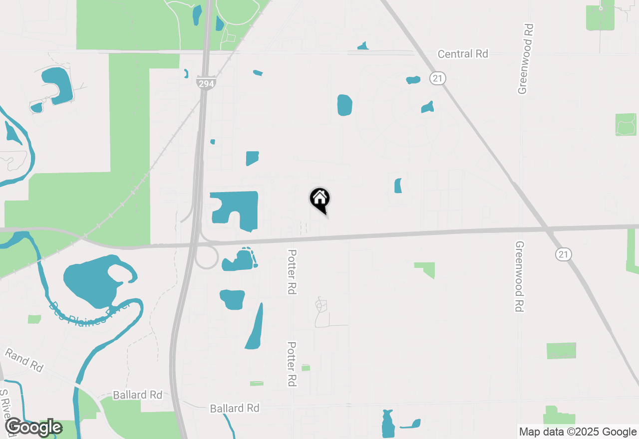 Map of 9703 Bianco Terrace #B, Des Plaines, IL 60016