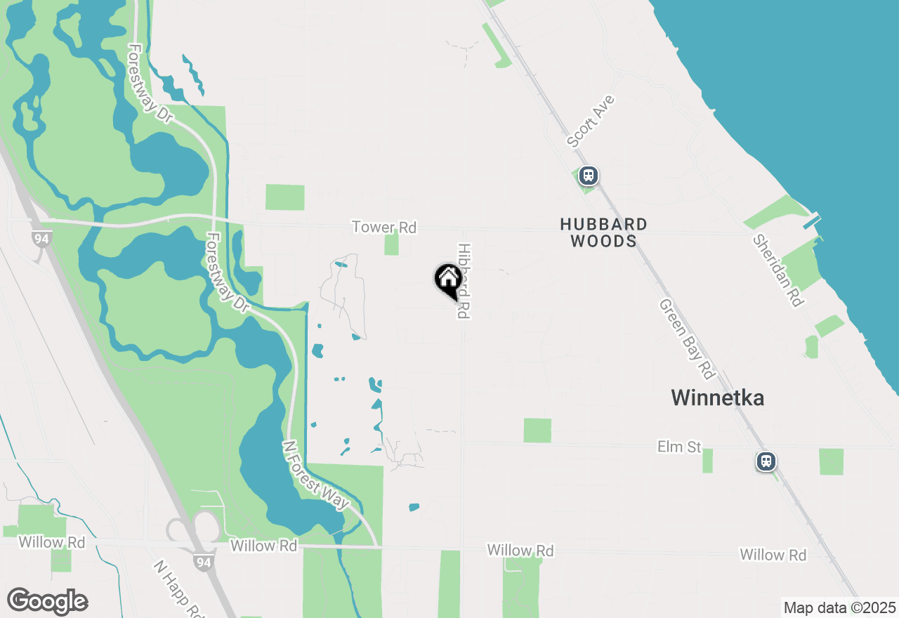 Map of 1245 Westmoor, Winnetka, IL 60093