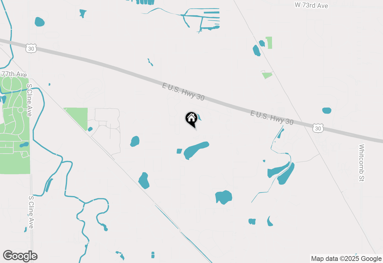 Map of 1893 Orchard Court, Crown Point, IN 46307