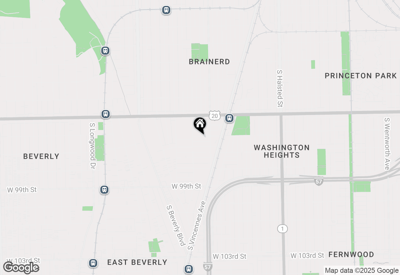 Map of 1235 W 96th Street, Chicago, IL 60643