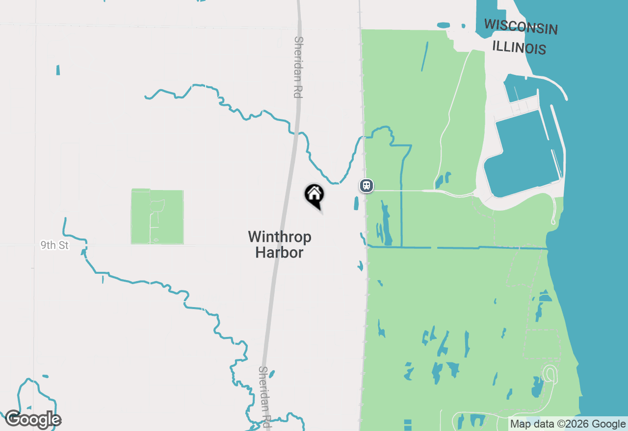Map of 741 Franklin Avenue, Winthrop Harbor, IL 60096