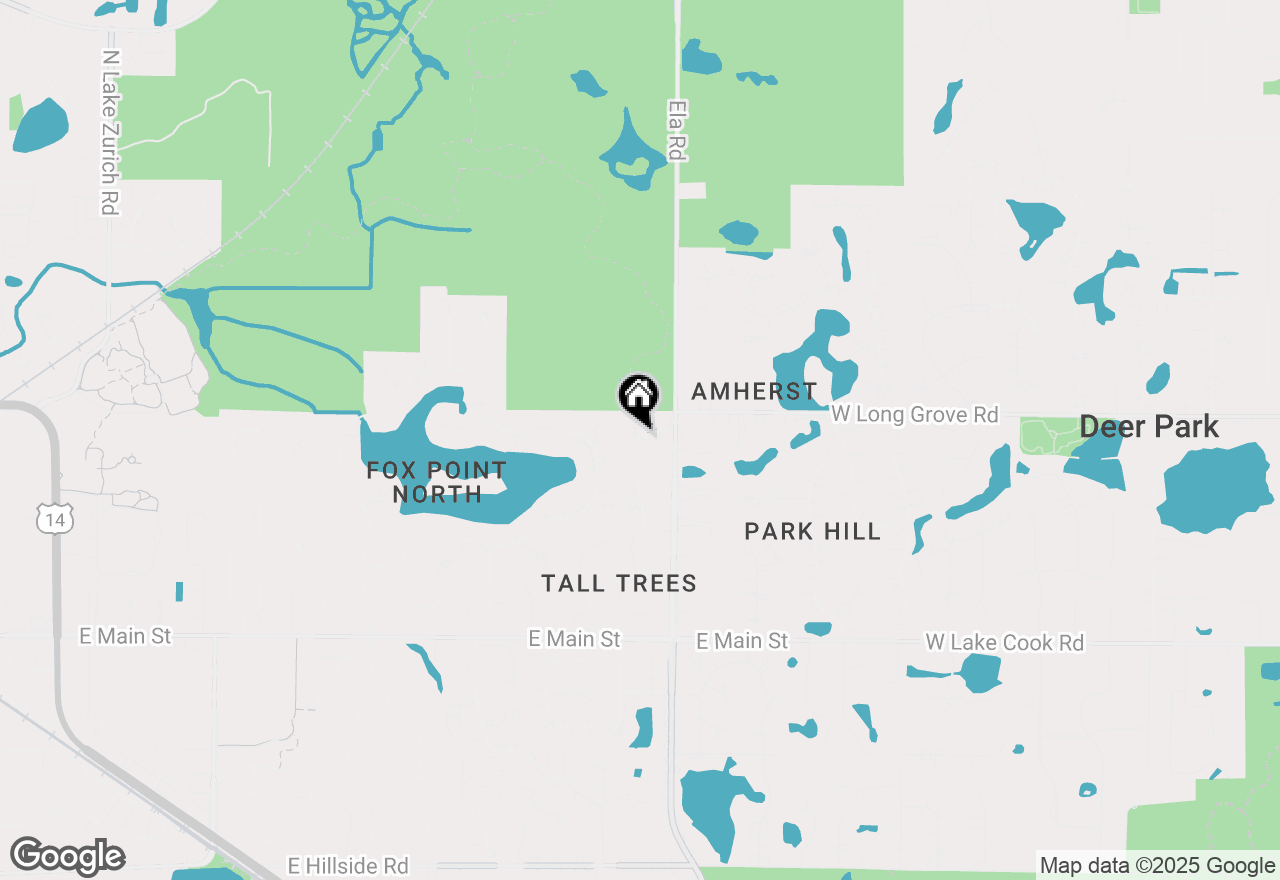 Map of 540 Fox Glove Lane, Barrington, IL 60010