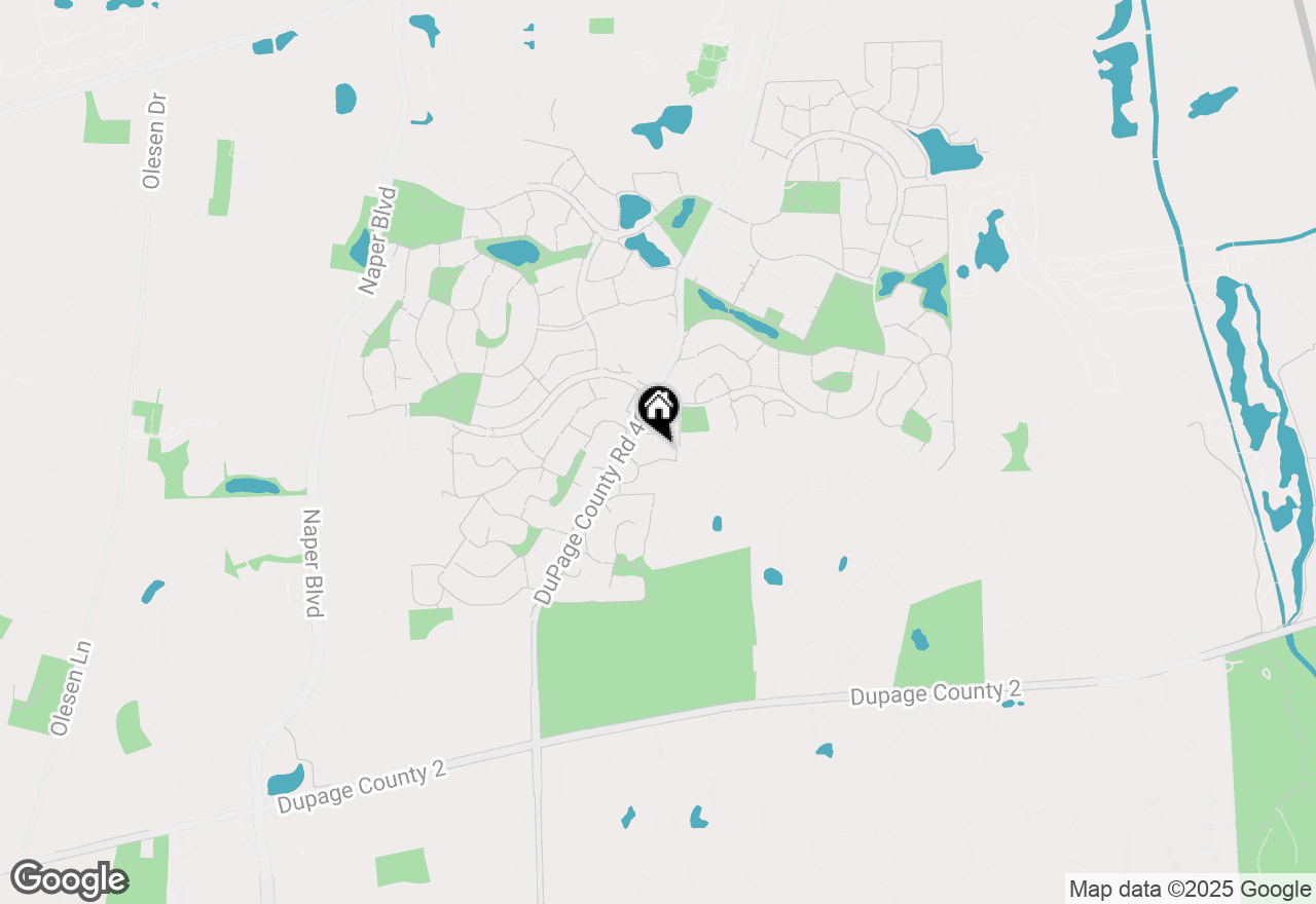 Map of 2425 Tanglewood Drive, Lisle, IL 60532