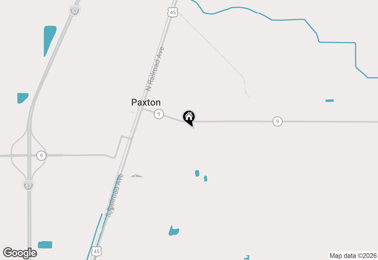 Map of 641 E Center Street, Paxton, IL 60957