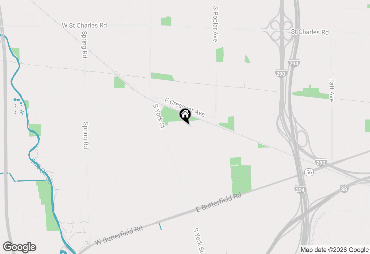 Map of (Address confidential), Elmhurst, Illinois 60126