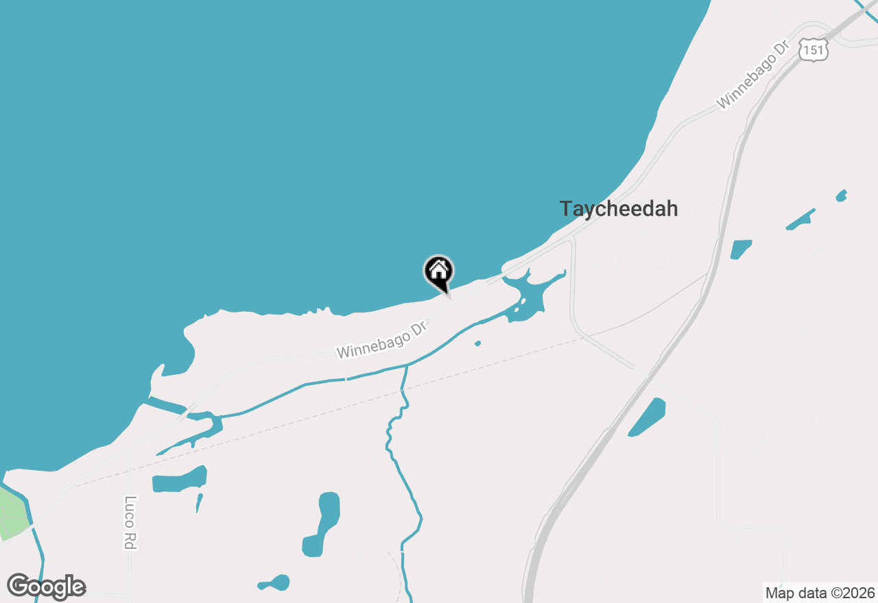Map of N7258 Winnebago Dr, Fond Du Lac, WI 54935