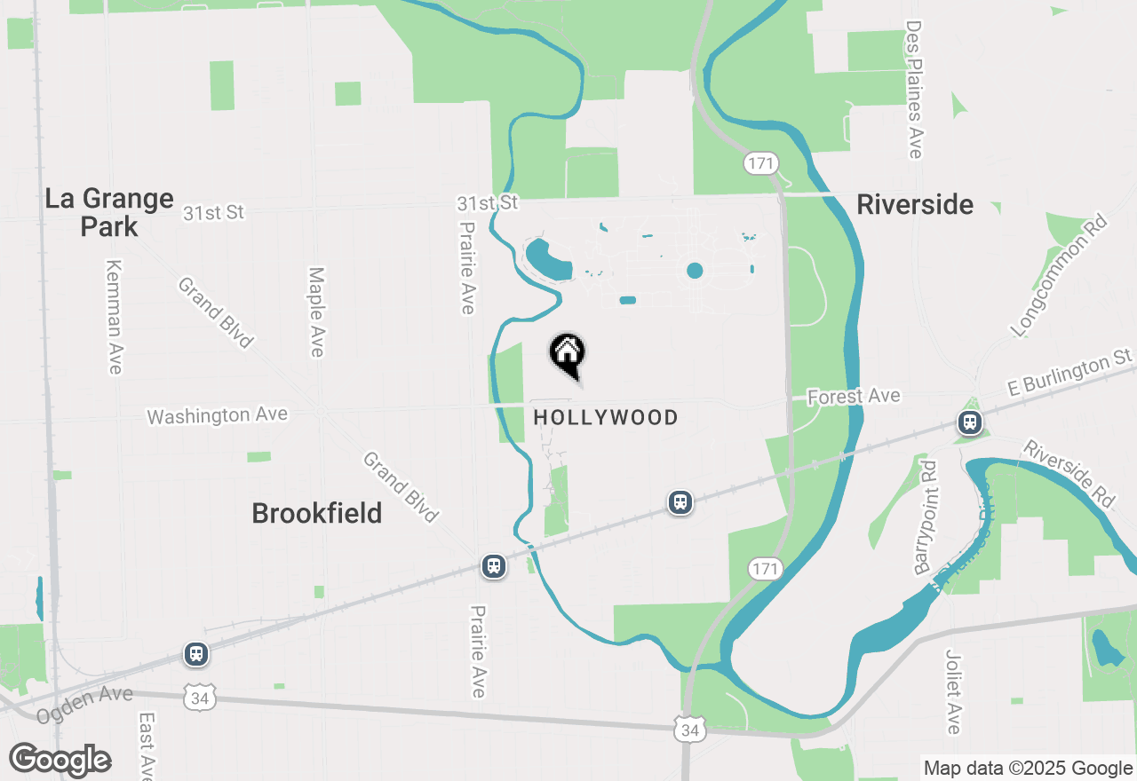 Map of 3434 Arden Avenue, Brookfield, IL 60513